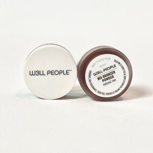2 W3LL People Mini Bio Bronzer Powder Natural Tan, Organic Botanicals Toxin Free